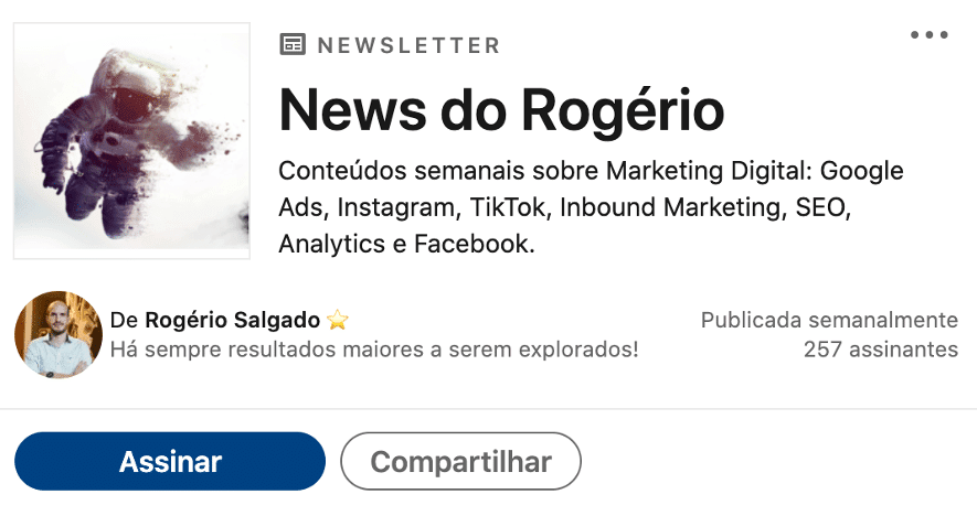 A newsletter vem forte para 2022 e o Linkedin é o culpado!
