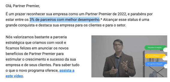 Conquistamos o título Google Partner Premier 🏆