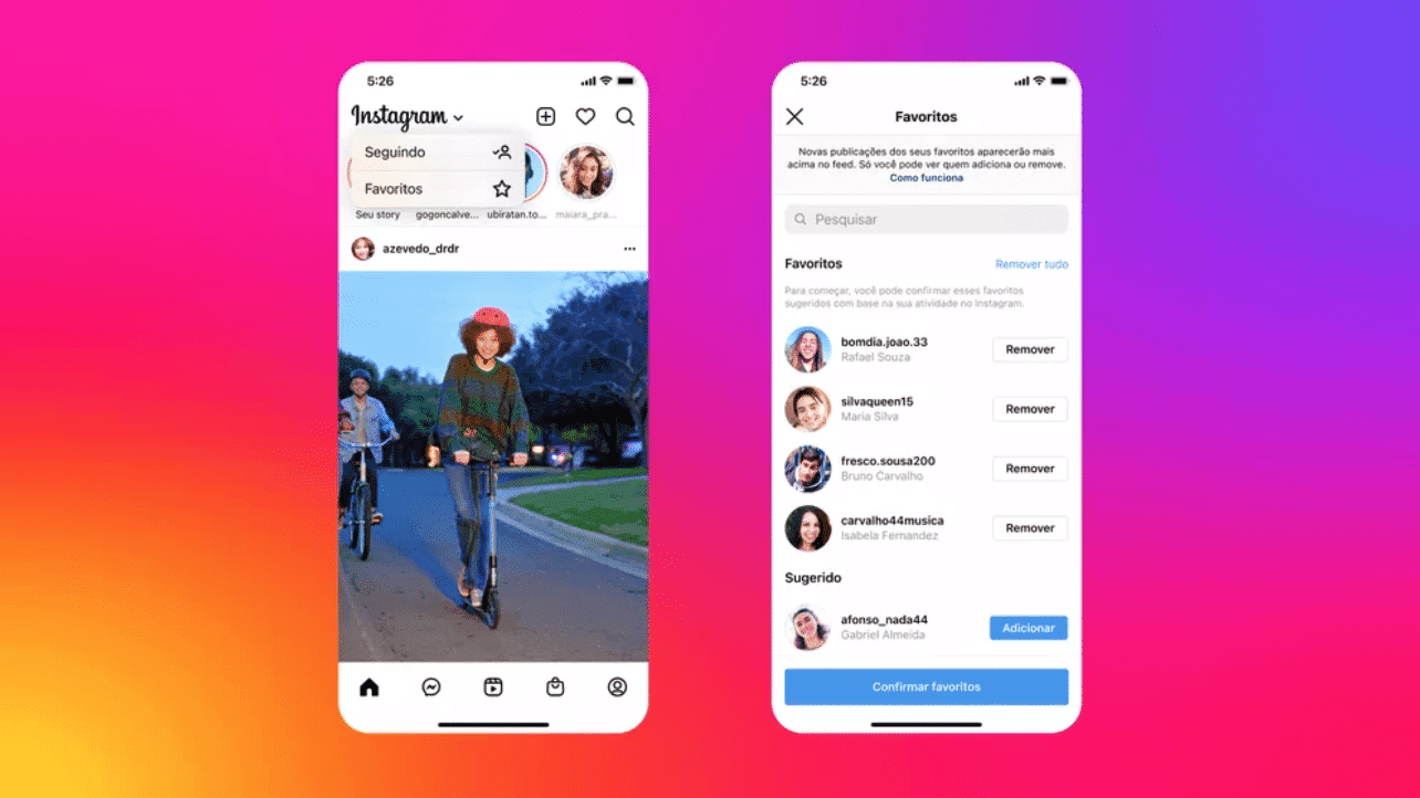 Confira as novidades do feed do Instagram